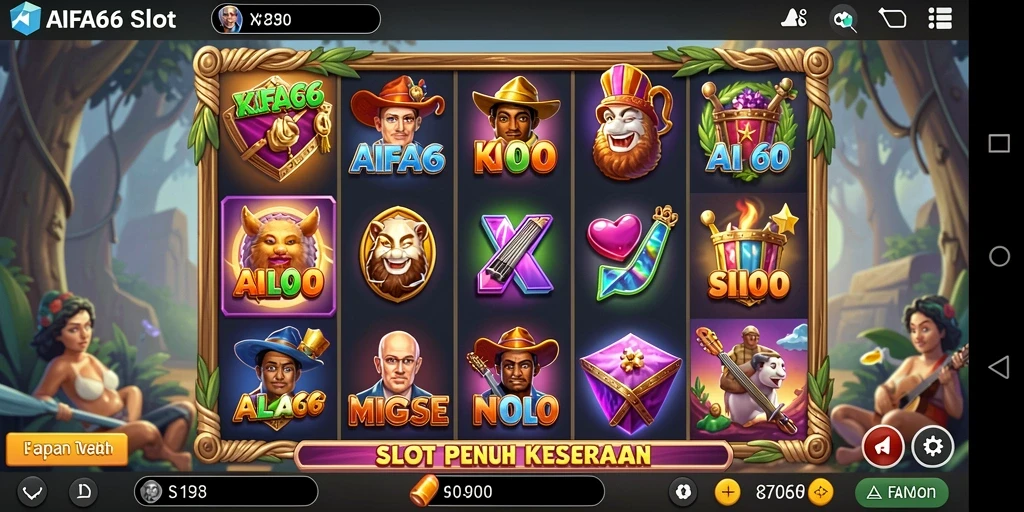 Screenshot gameplay AIFA66 dengan grafik Slot yang menarik.