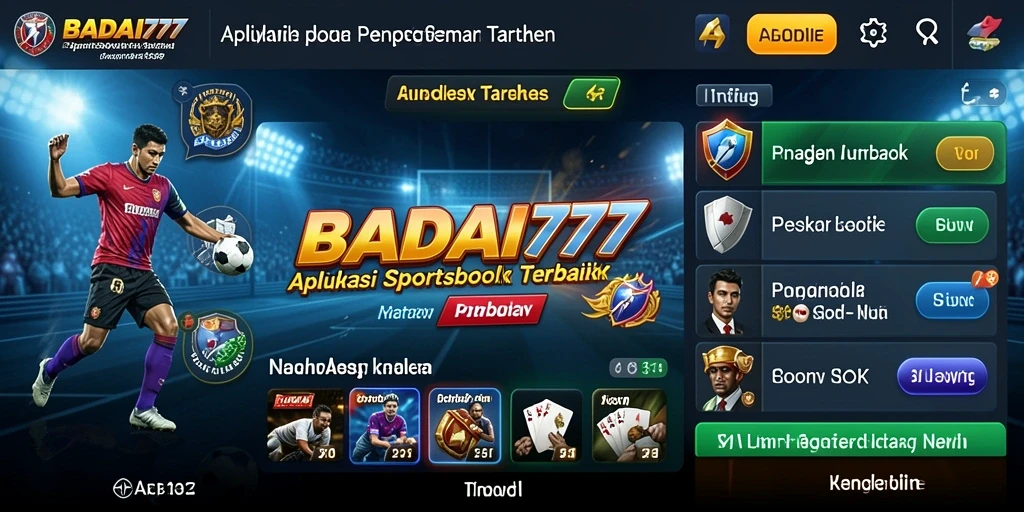 Screenshot BADAI777 menunjukkan gameplay Sportsbook yang menarik dan dinamis.