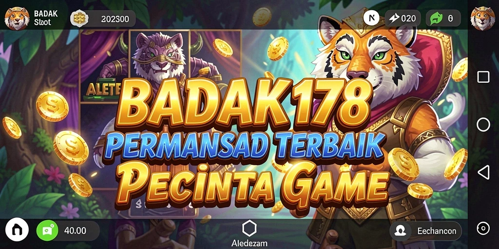 Tampilan menarik dari gameplay Slot BADAK178 yang mengajak pengguna untuk bermain.