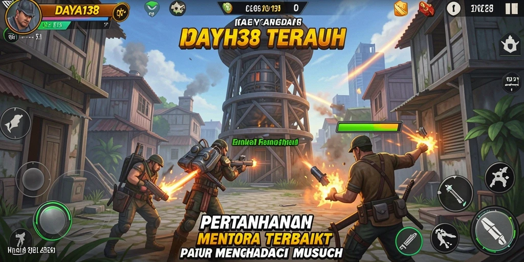 Gameplay seru dalam DAYA138 dengan menara pertahanan yang variatif.