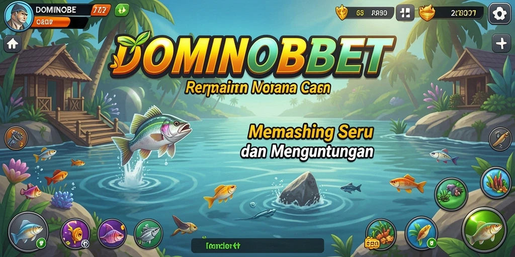 Tangkapan besar dalam game memancing DOMINOBET yang seru.