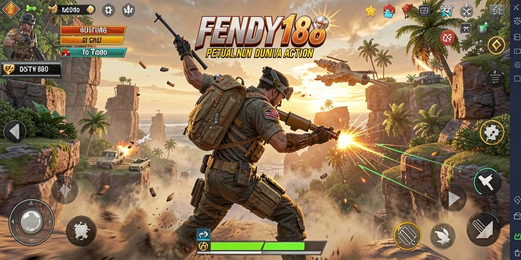 Tangkapan layar gameplay FENDY188 menunjukkan aksi seru dan grafis menawan.