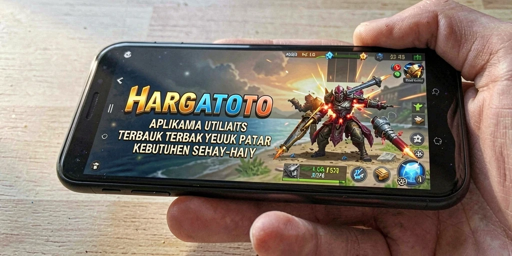 Tampilan antarmuka HARGATOTO yang user-friendly dan fungsional.