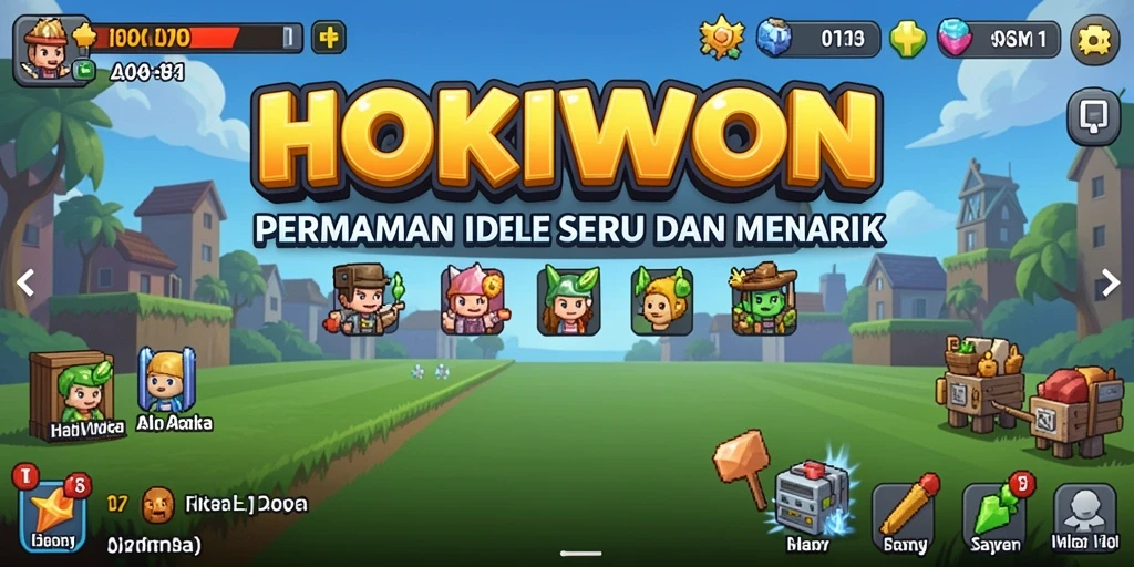 Tampilan gameplay HOKIWON yang menarik dan menghibur.