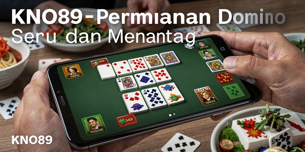 Tampilan gameplay menarik dari KNO89 saat bermain Domino.