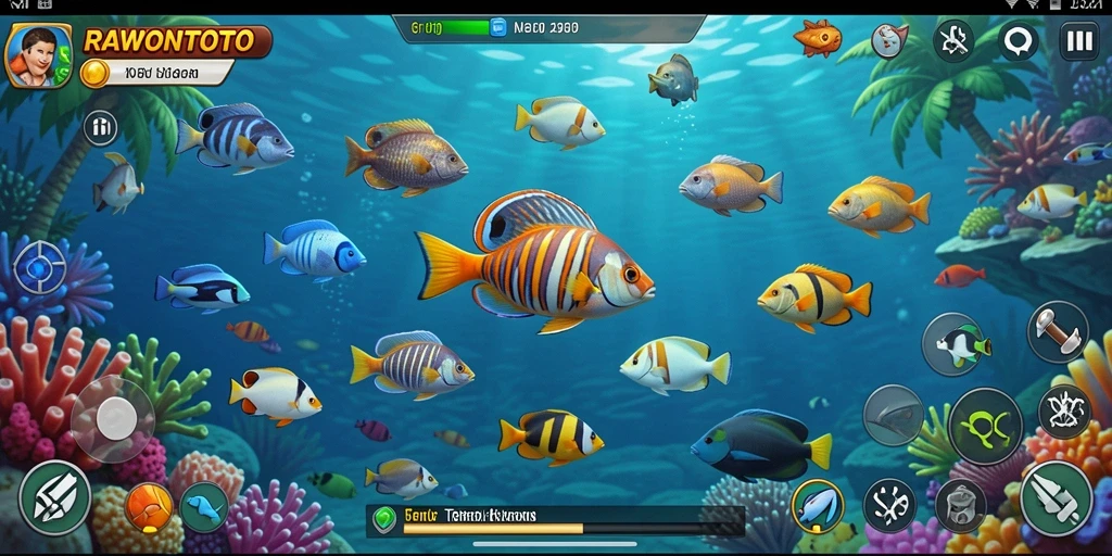 Screenshot gameplay Tembak Ikan yang seru dan menantang.