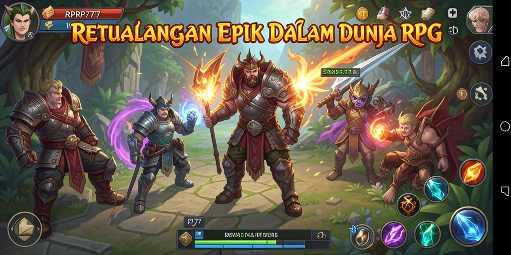 Gameplay RPRP777 yang seru dan penuh aksi.