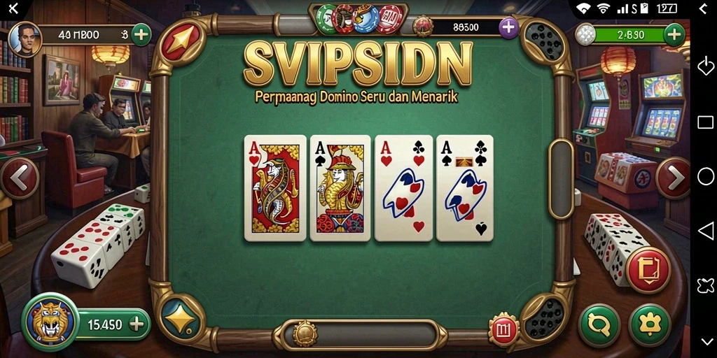Tampilan gameplay seru dan interaktif pada SVIPSIDN.