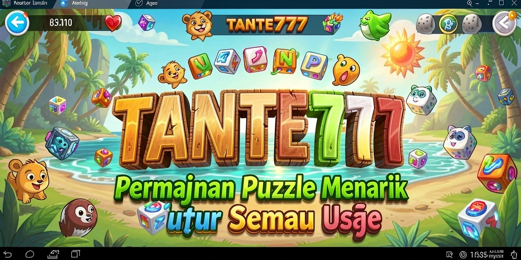 Tampilan menarik gameplay TANTE777 yang penuh teka-teki.