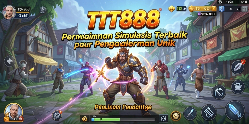 Tampilan gameplay TTT888 yang menakjubkan dalam dunia simulasi.