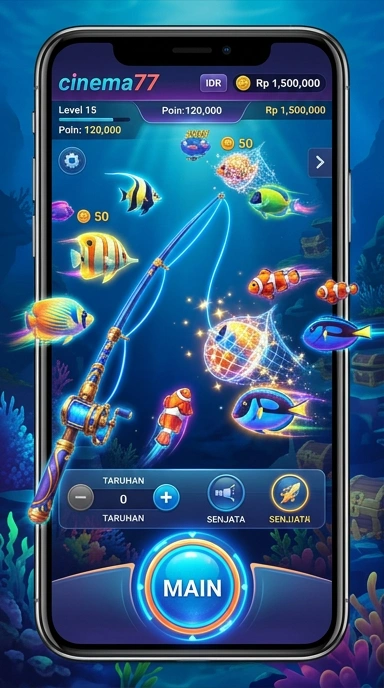 Ilustrasi penggunaan aplikasi cinema77 di perangkat Android dengan fitur lengkap.